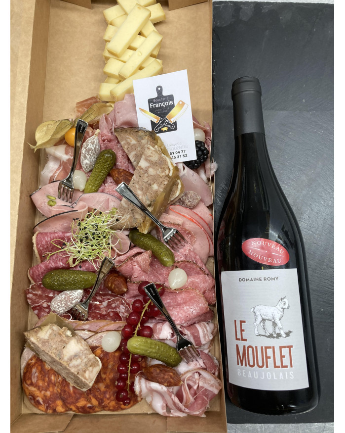 pack beaujolais avec bouteille 